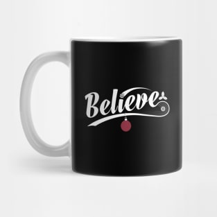 Believe Unisex Christmas T-Shirts-Christmas Funny Ugly Sweater Mug